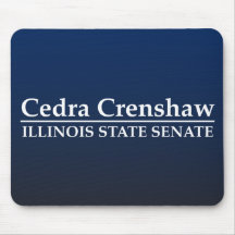 Sénat d'État de Cedra Crenshaw l'Illinois Tapis De Souris