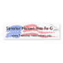 Senator Nelson Has To Go!, ... - Customized Bumper Stickers