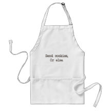 Send Cookies or Else Apron