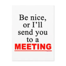 Send You To A Meeting Sarcastic Office Humour