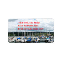 Seneca Lake. Personalized Address Labels