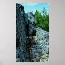 Seneca Rocks, West Virginia Poster