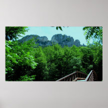 Seneca Rocks, West Virginia Print