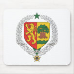 Senegal Coat of Arms Mousepad