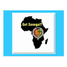 SENEGAL / SENEGALESE FLAG  T-SHIRT AND ETC POST CARD