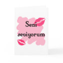 Seni seviyorum - Turkish I love you cards