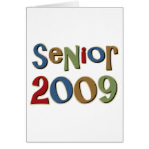 Senior 2009 greeting cards