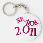Senior 2011 Pink Keychain