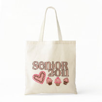 SENIOR 2011 Sweet Girly Canvas Bags