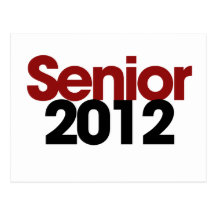 Senior 2012 post card