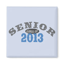 Senior 2013 Blue Magnets