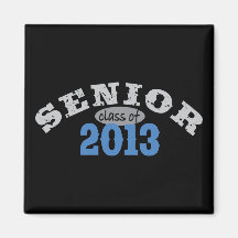 Senior 2013 Blue Refrigerator Magnet