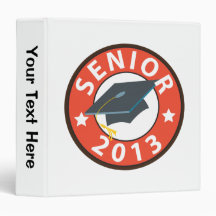 Senior 2013 vinyl binders