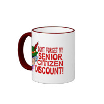 Senior Citizen Discount Mugs