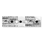 Senior Class of 2011 Bumper Sticker