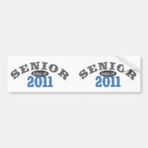 Senior Class of 2011 Bumper Sticker