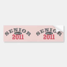 Senior Class of 2011 Bumper Stickers
