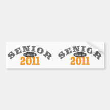 Senior Class of 2011 Bumper Stickers