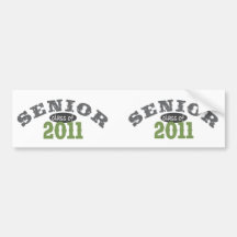 Senior Class of 2011 Bumper Stickers