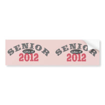 Senior Class of 2012 Bumper Sticker