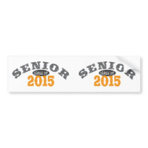 Senior Class of 2015 Bumper Sticker