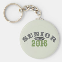 Senior Class of 2016 Green Keychain