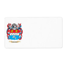 Senior Coat of Arms (Family Crest) Custom Shipping Label