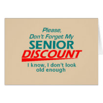 Senior Discount Card