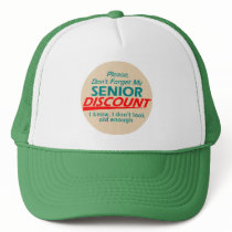Senior Discount Hat
