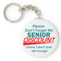 SENIOR DISCOUNT Keychain