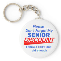 SENIOR DISCOUNT Keychain