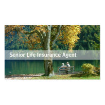 Senior Life Insurance business card