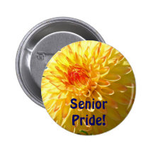 Senior Pride! buttons High School Proud Dahlia