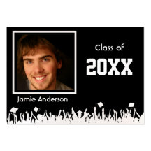 Senior Profile Card with your photos Business Card Templates