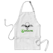 Senior - Skull Wings Apron