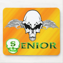Senior - Skull Wings Mousepads
