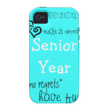 Senior Year (girl) Vibe iPhone 4 Cases