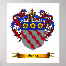 Senna Shield of Arms Print