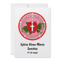 Señora del Sagrado Corazón Invite