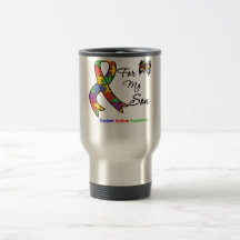 Sensibilisation sur l'autisme pour mon fils mug