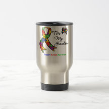 Sensibilisation sur l'autisme pour mon petit-fils tasse