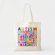 Sensibilisation sur l'autisme sacs