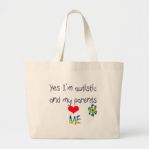 Sensibilisation sur l'autisme sacs fourre-tout