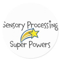 Sensory Power! Yellow Star Sticker