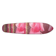 Sensual Rose Pink Skateboard Deck