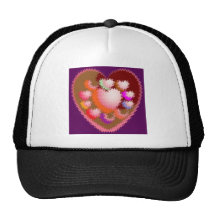 Sensual Tickle Heart Wave Pattern Hats
