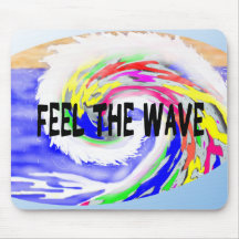Sentez la vague II Tapis De Souris