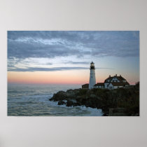Sentinal at Sunset, Portland Head Lighthouse