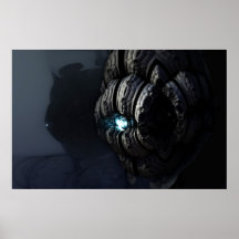 Sentinels Dark SciFi Machines Poster