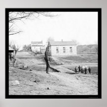 Sentry in Centreville, VA 1862 Posters
